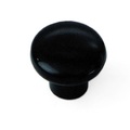 Laurey 1 1/4" Plastic Knob, Black 34615